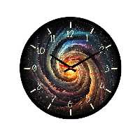 ساعت‌ دیواری رومیزی راویتا طرح کهکشان کد 3506