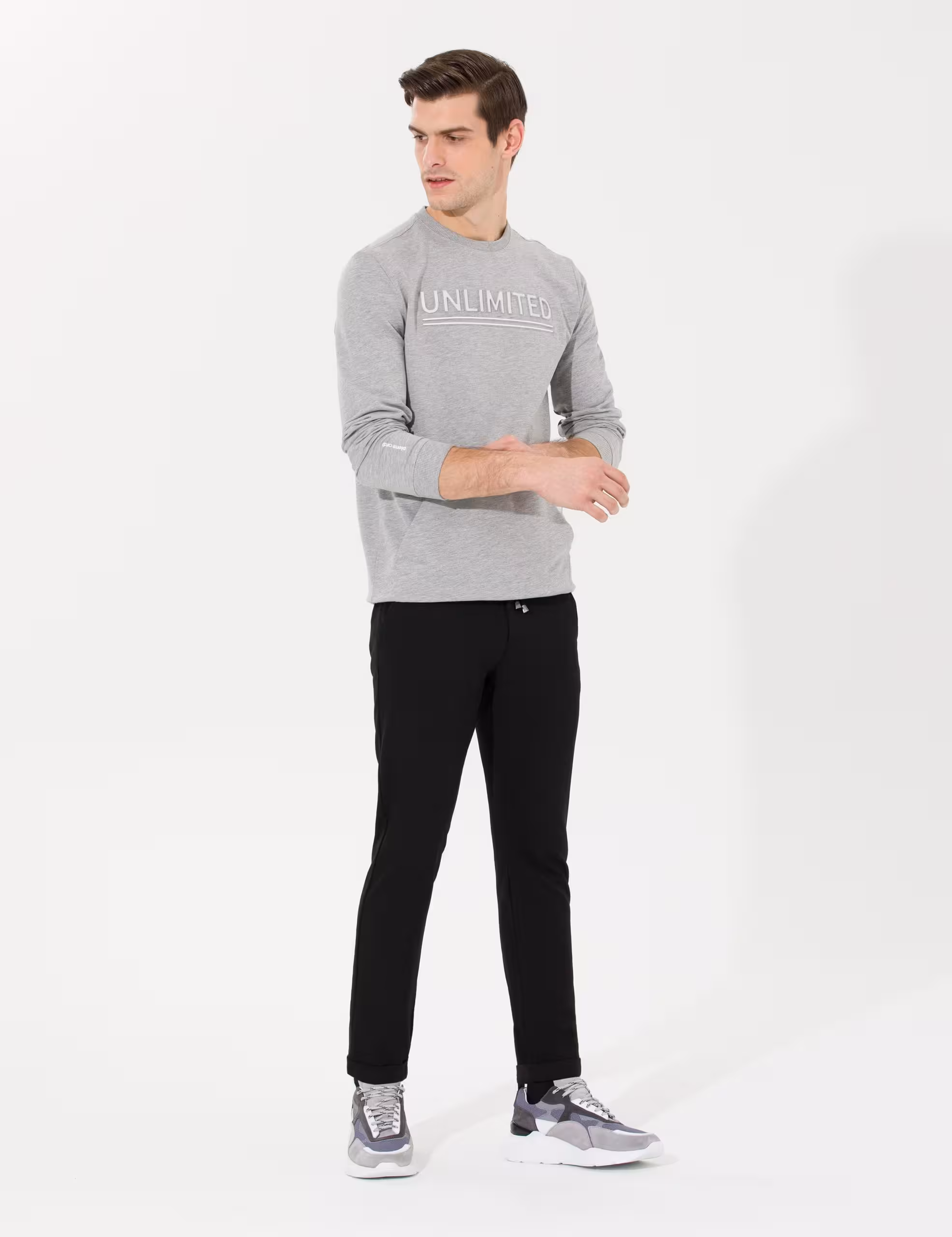 شلوار کتان مردانه مشکی پیرکاردین - فروشگاه لباس شهرمون