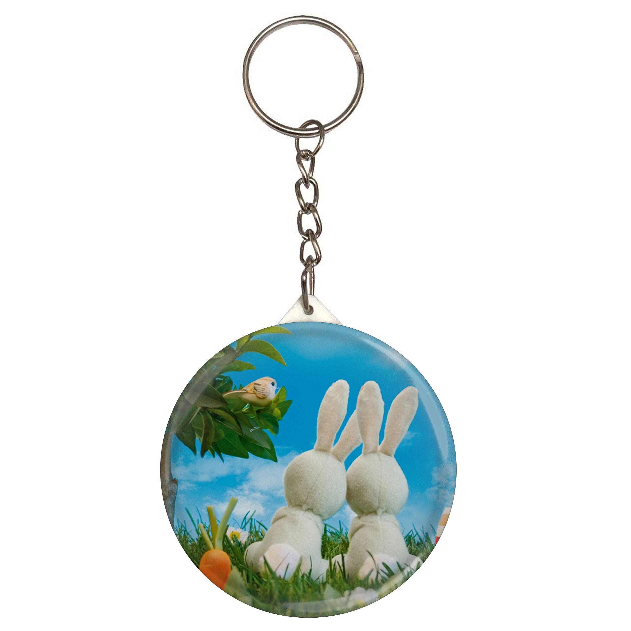 جاکلیدی طرح عروسک خرگوش و پرنده و هویج مدل S9825