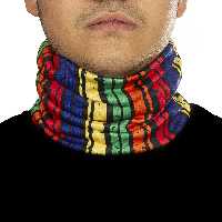 دستمال سر و گردن کوهنوردی اسکارف زمستانی خزدار YRI | زرد/قرمز