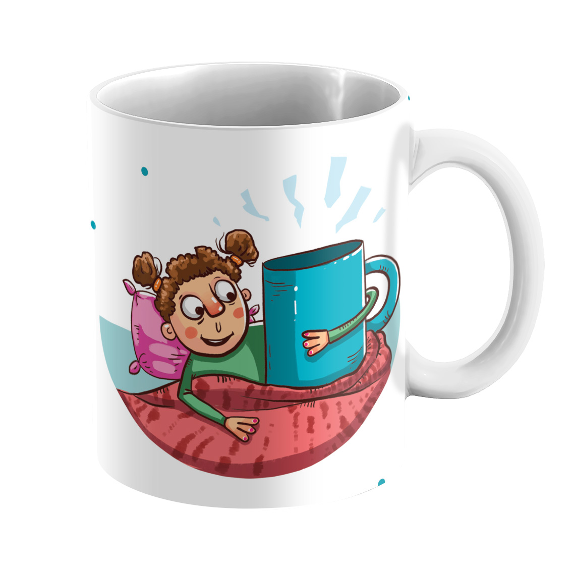 ماگ مدل سرامیکی طرح کاریکاتور