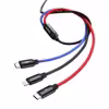 کابل تبدیل USB به MicroUSB / USB-C / لایتنینگ باسئوس  مدل CAMLT-BSY طول 1.2 متر