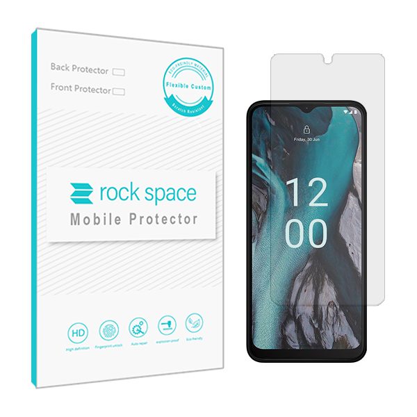 گلس نوکیا C22 مدل نانو هیدروژل شفاف برند راک اسپیس کد S