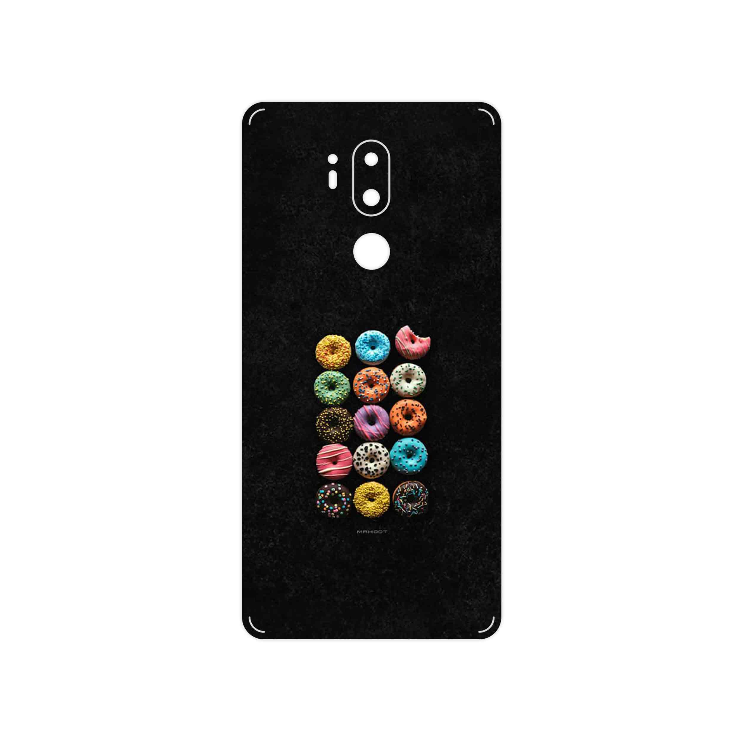 برچسب پوششی ماهوت مدل Doughnut مناسب برای گوشی موبایل ال جی G7 PLUS THINQ