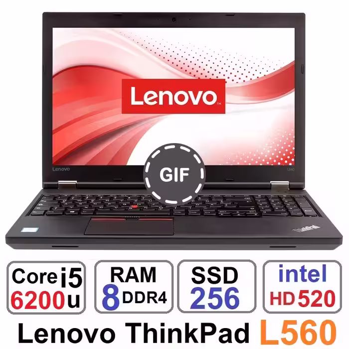لپ تاپ لنوو مدل ThinkPad L560 با پردازنده Core i5-6200U