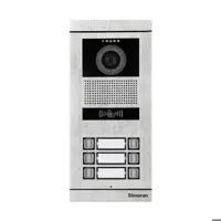 پنل آیفون تصویری 6 واحدی کارتی سیماران مدل فرداد VFBC6D/N