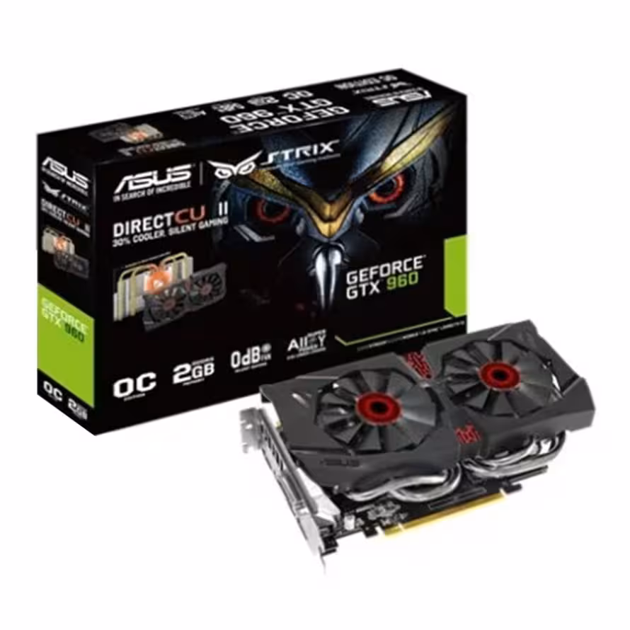 کارت گرافیک ایسوس GTX 960 DCII OC STRIX 2GB