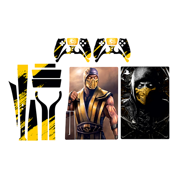 برچسب کنسول بازی پلی استیشن 5 مدل mortal kombat -کد10