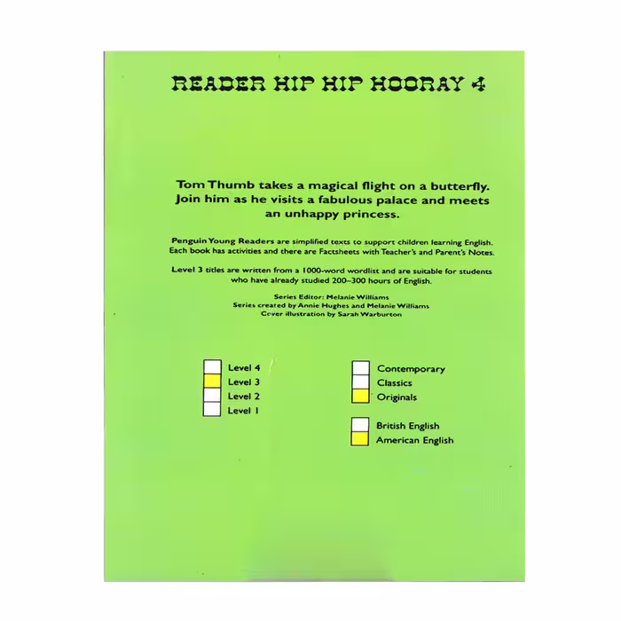 کتاب Hip Hip Hooray 4 Readers BookTom Thumab اثر Lynne Doherty Herndon انتشارات الوندپویان
