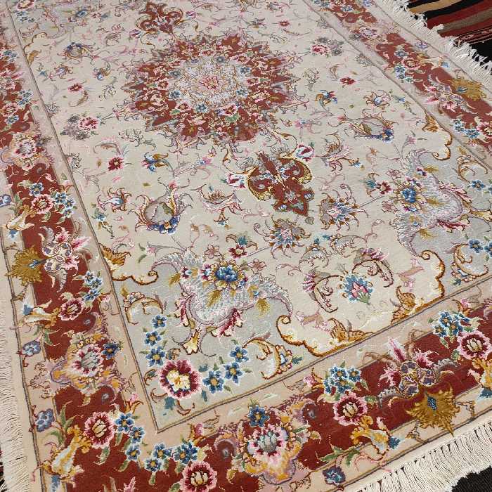 فرش دستبافت یک و نیم متری طرح علیلی تبریز کد SH 53 یک جفت