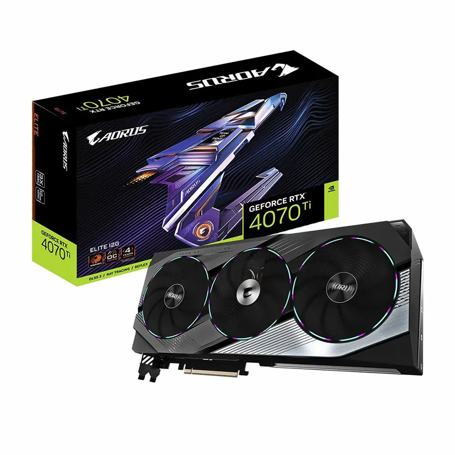 کارت گرافیک گیگابایت AORUS GeForce RTX 4070 Ti ELITE 12G
