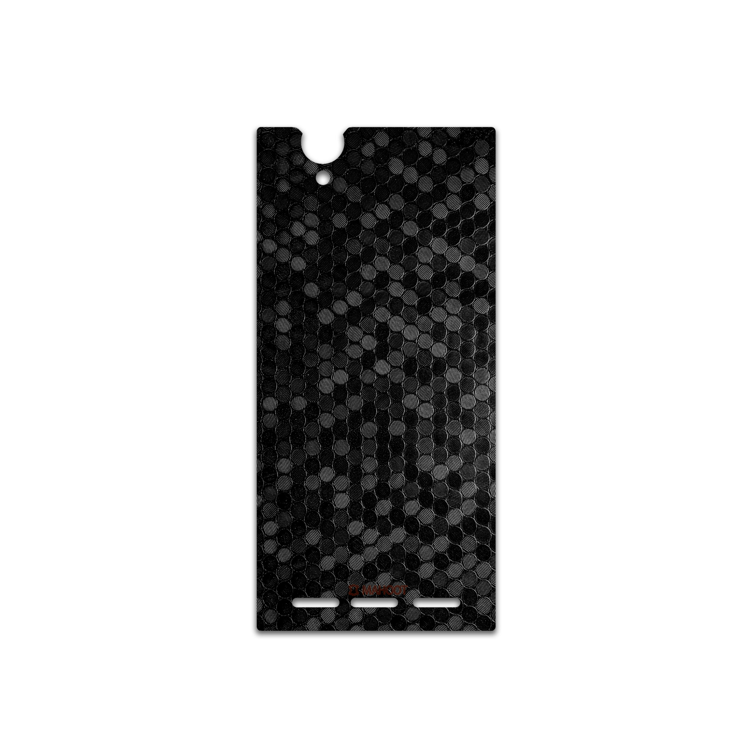 برچسب پوششی ماهوت مدل Honey-Comb-Circle مناسب برای گوشی موبایل سونی Xperia T2 Ultra