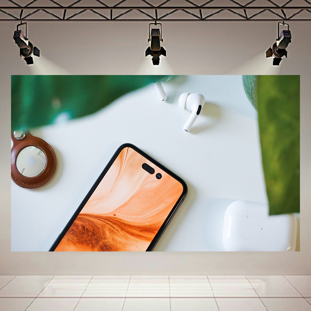 تابلو بوم طرح گوشی آیفون و ایرپاد 14 کد AR2906
