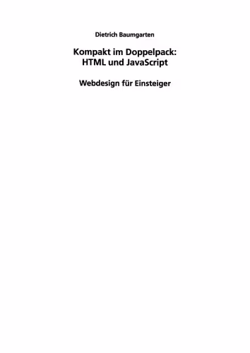 خرید و دانلود نسخه کامل کتاب Kompakt im Doppelpack: HTML und JavaScript: Webdesign für Einsteiger