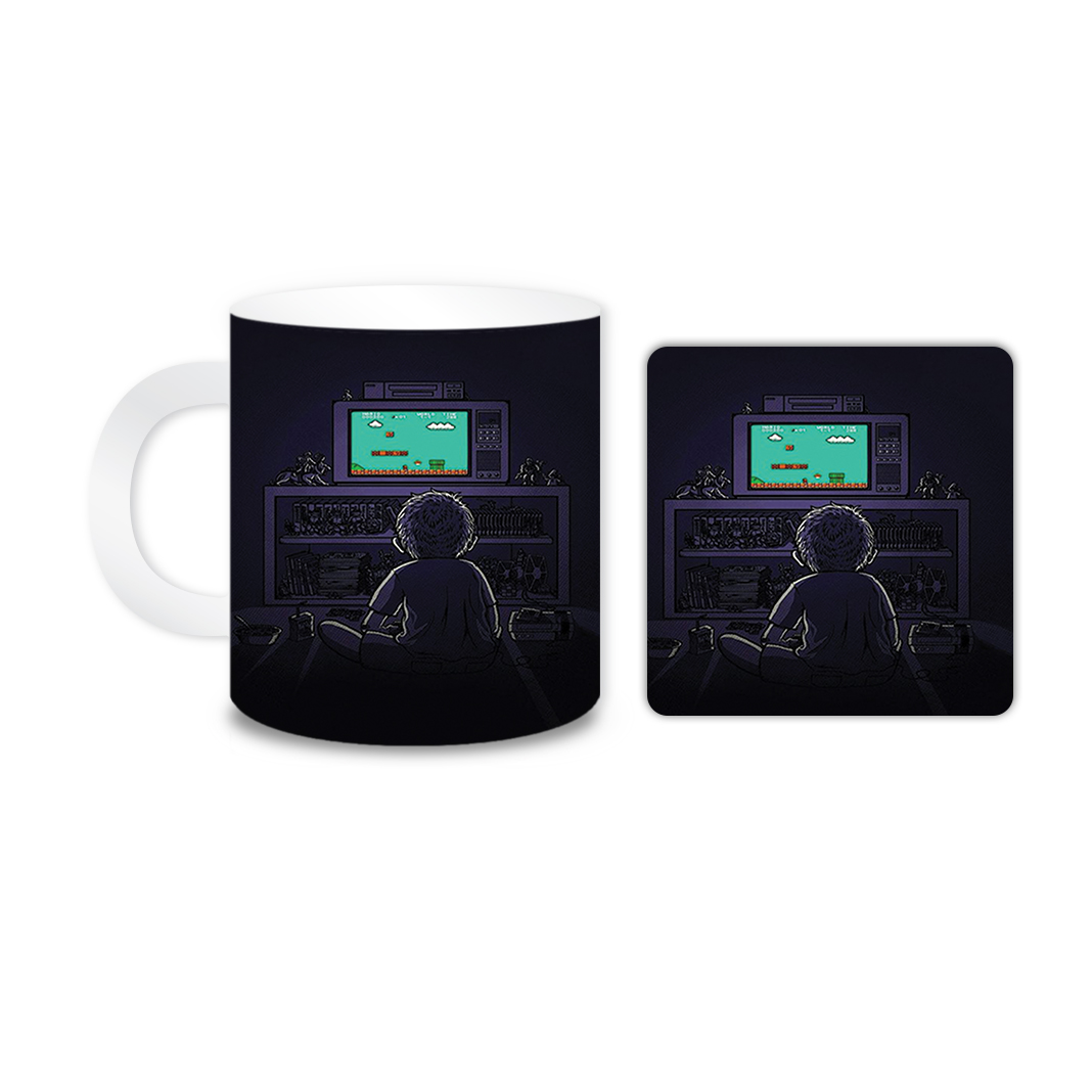 ماگ مدل پسر کد 1463 به همراه زیر لیوانی