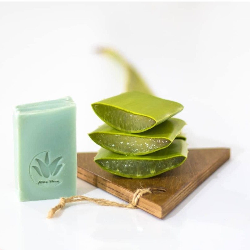 صابون آلوئه ورا آذین روشن کننده  بستن منافذ باز پوست  100 گرمی