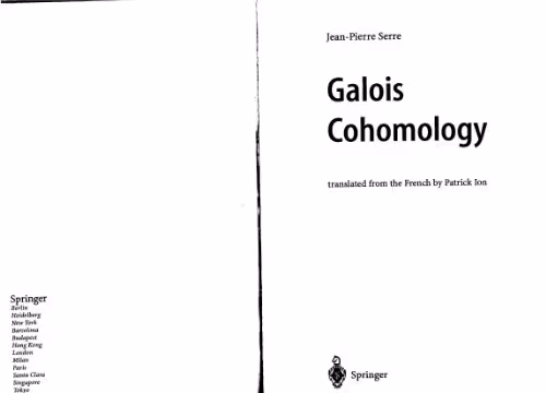 خرید و دانلود نسخه کامل کتاب Galois cohomology.