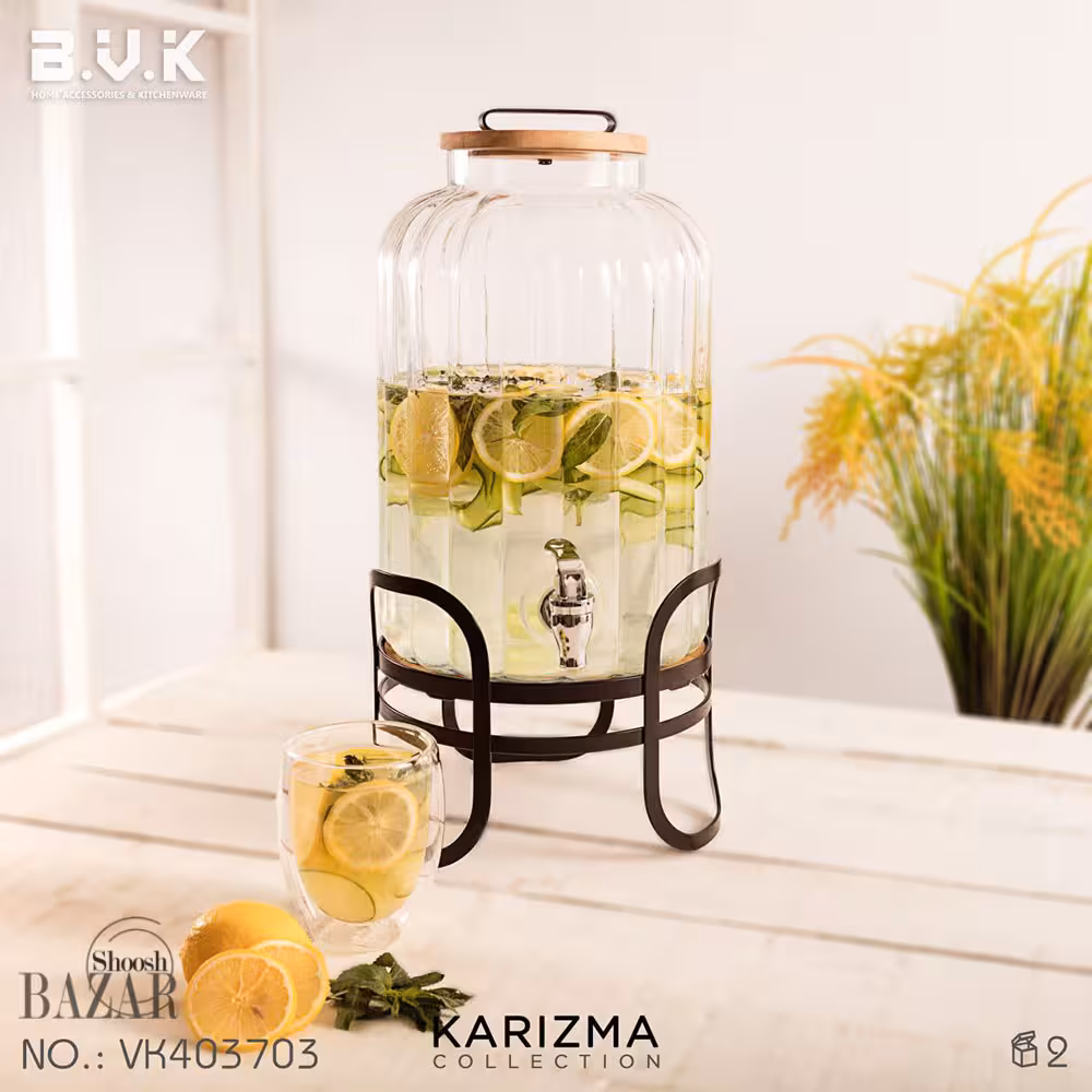 کلمن شیشه ای طرح کاریزما بی وی کی کد 403703