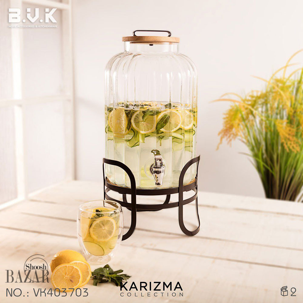 کلمن شیشه ای طرح کاریزما بی وی کی کد 403703