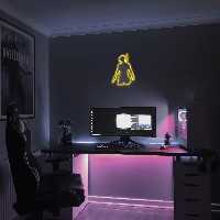 چراغ دیواری نئون دیزاین طرح Pubg_YL