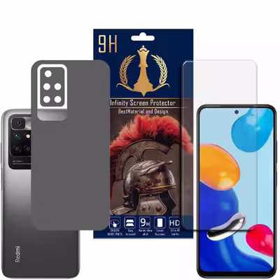 برچسب پوششی اینفینیتی مدل PRO MAX مناسب برای گوشی موبایل شیائومی REDMI 10 / REDMI 10 PRIME به همراه محافظ صفحه نمایش