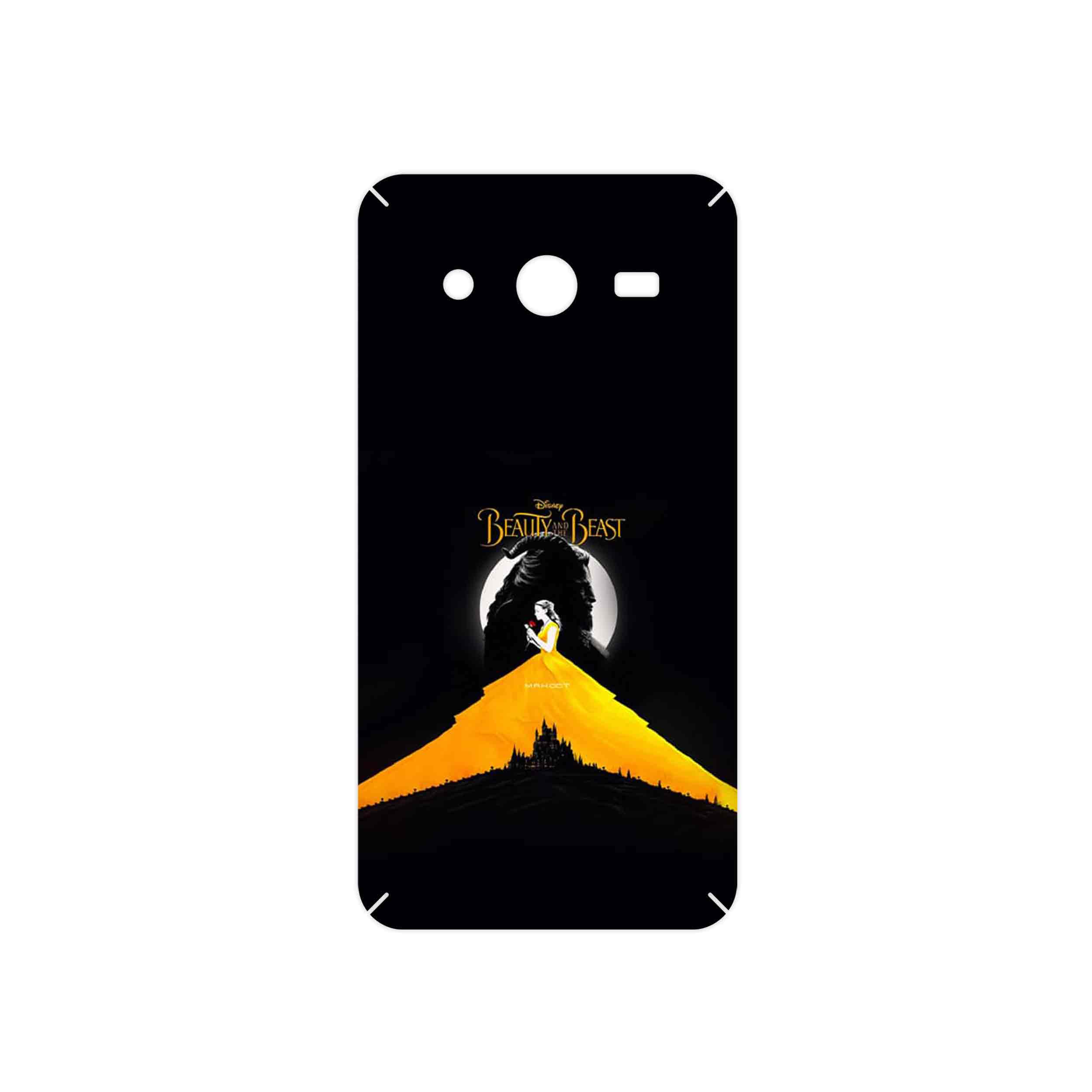 برچسب پوششی ماهوت مدل Beauty and the Beast مناسب برای گوشی موبایل سامسونگ Galaxy Core 2