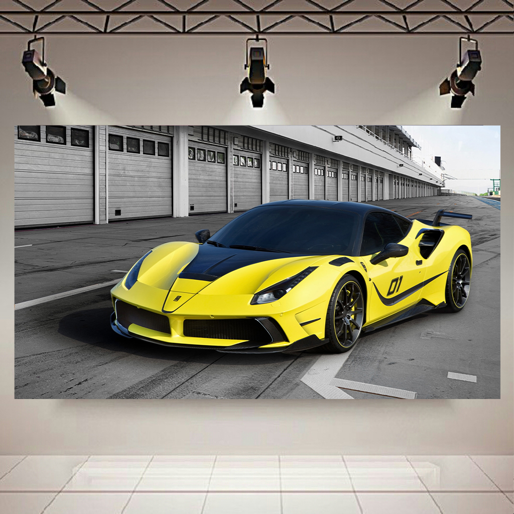 تابلو شاسی طرح ماشین مدل فراری کد AR4560