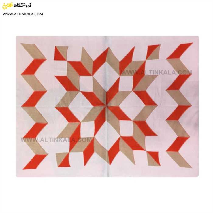 شال مبل بافت سوپر (تراکم بالا) طرح سه بعدی سایز 150×200 رنگ صورتی منگوله دار