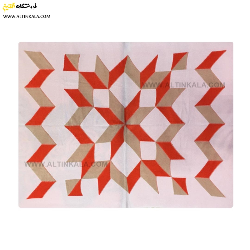 شال مبل بافت سوپر (تراکم بالا) طرح سه بعدی سایز 150×200 رنگ صورتی منگوله دار