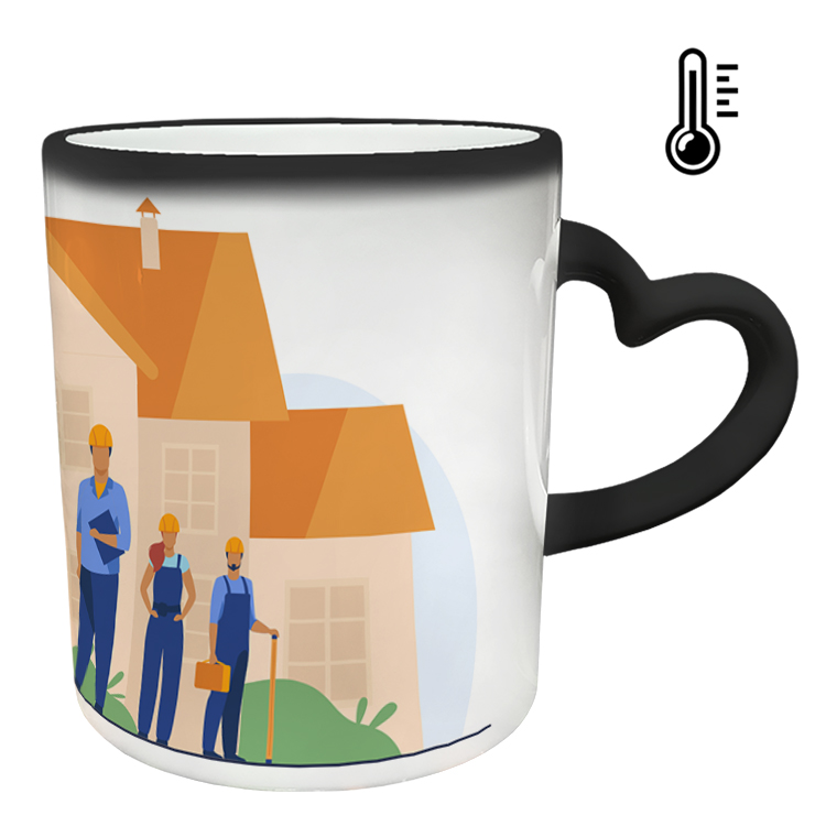 ماگ حرارتی مدل دسته قلبی طرح مهندس کد 74