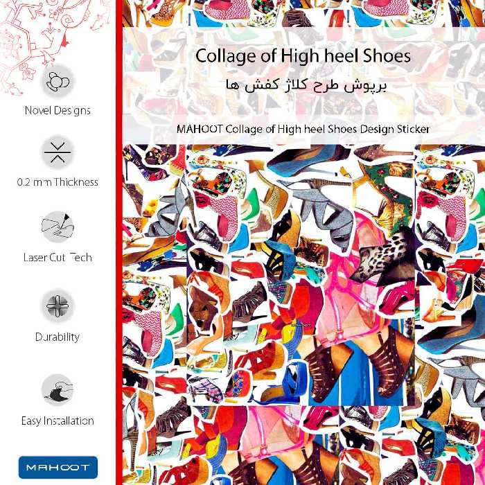 برچسب پوششی ماهوت مدل Collage of High heel Shoes مناسب برای گوشی موبایل اینفینیکس Hot 11s