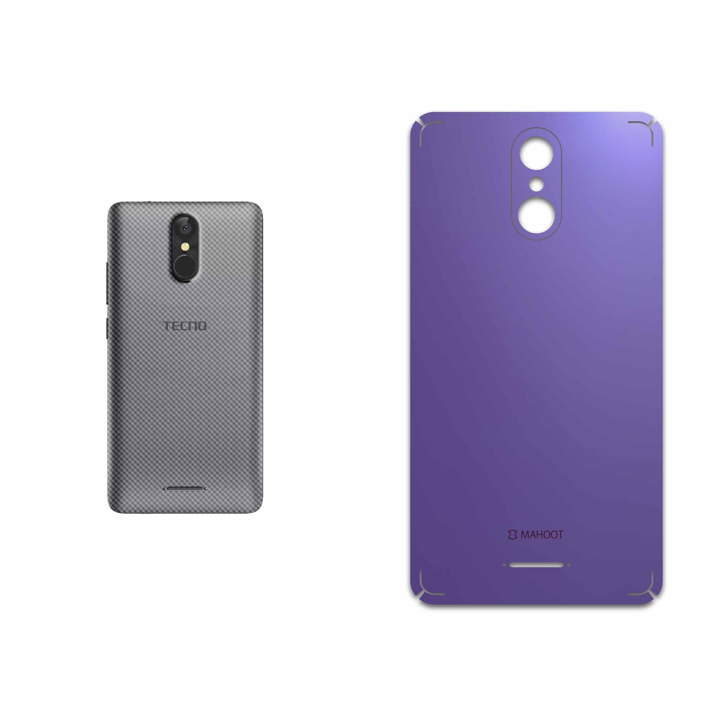 برچسب پوششی ماهوت مدل Matte-BlueBerry مناسب برای گوشی موبایل تکنو WX3F LTE