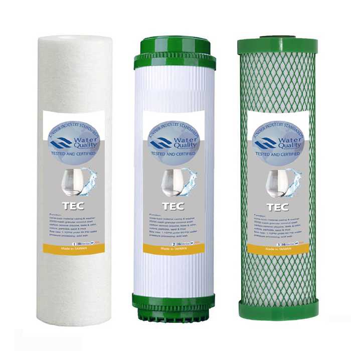 فیلتر دستگاه تصفیه کننده آب مدل FILTER RO- AT6G مجموعه 6 عددی