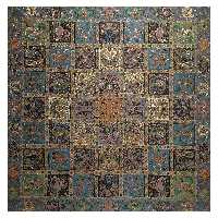 رومیزی ترمه مدل خشتی کد TRM73