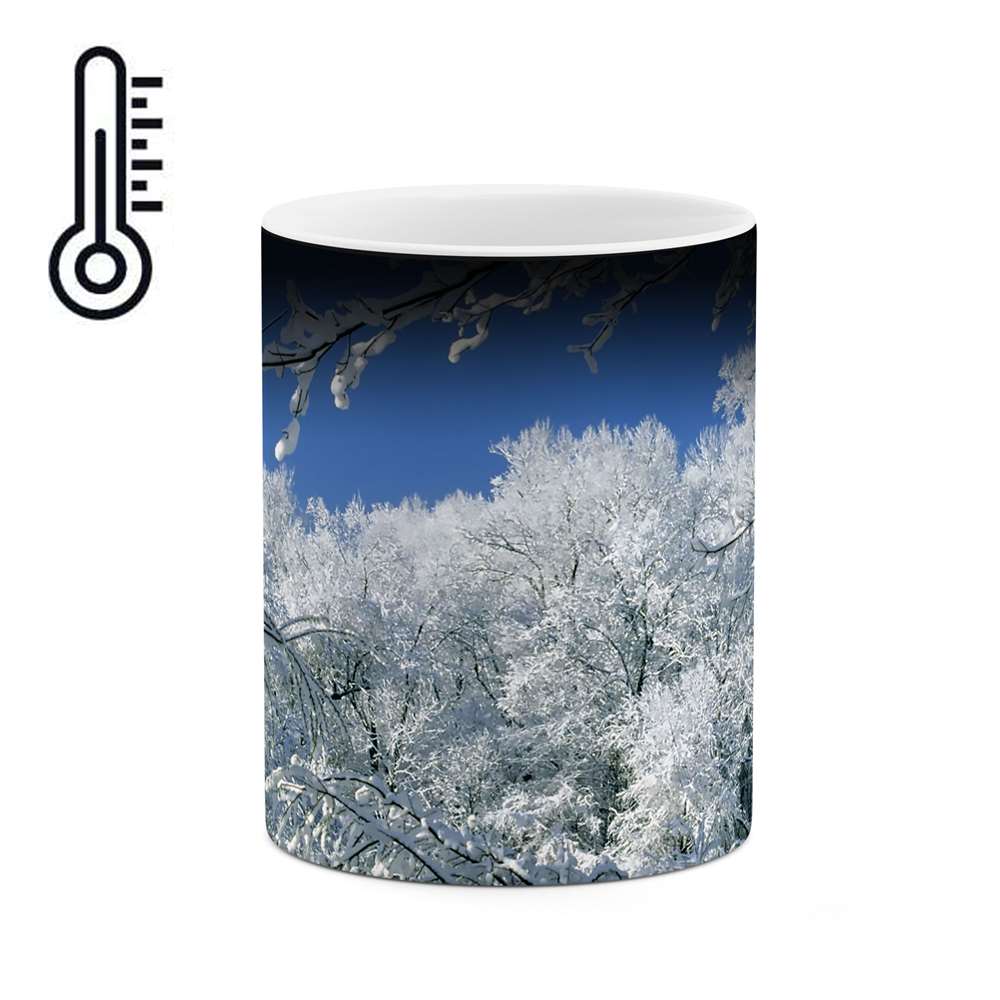 ماگ حرارتی طرح منظره برفی مدل mgh05184