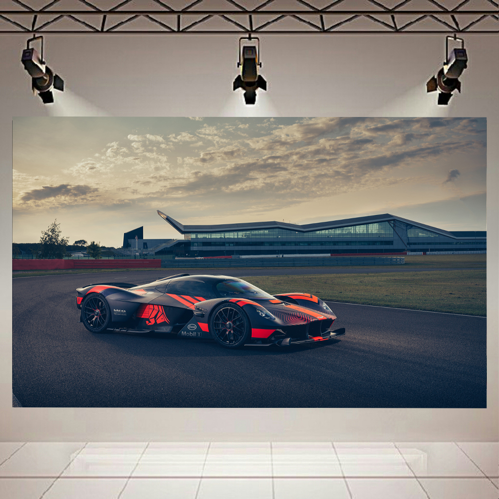 تابلو بوم طرح ماشین مدل استون مارتین Valhalla کد AR6410