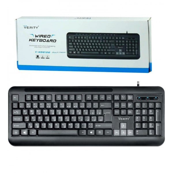 كيبورد سيم دار VERITY V-KB6128 - یاسین کامپیوتر