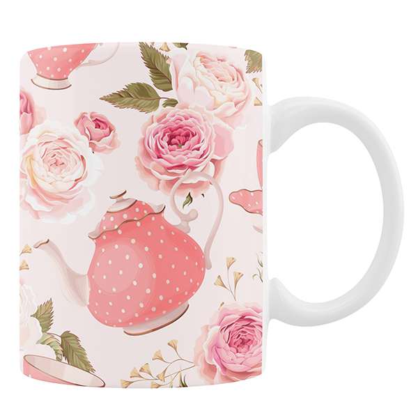 ماگ مدل قوری و فنجان