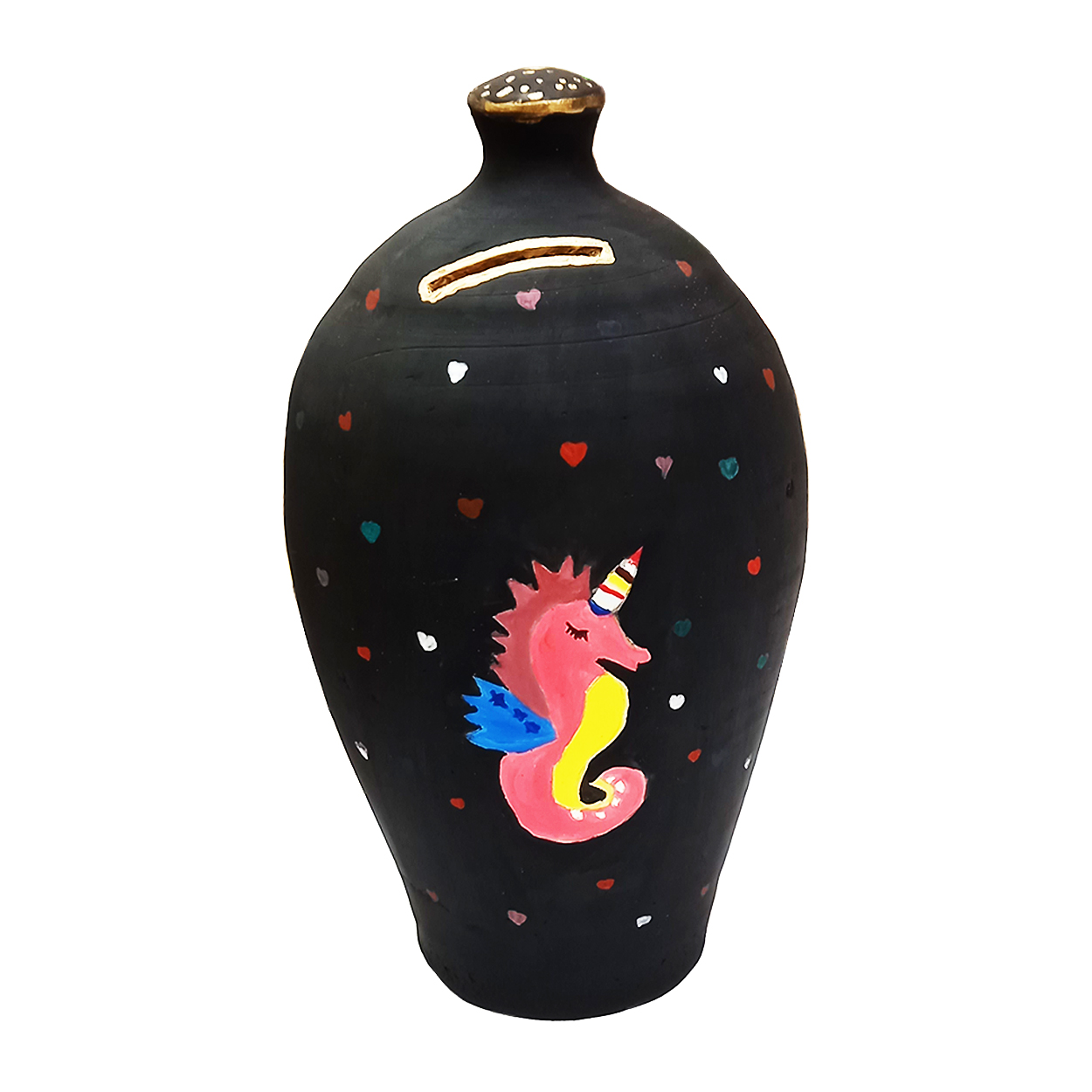 قلک سفالی مدل یونیکورن 07