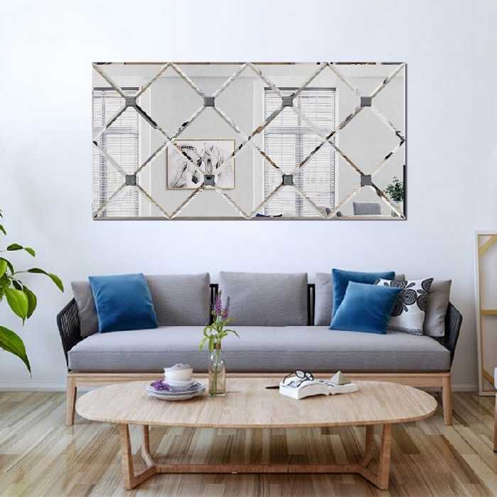 آینه دکوراتیو تجسم مدل MSG-M10N12R8 - آینه و روشویی تجسم