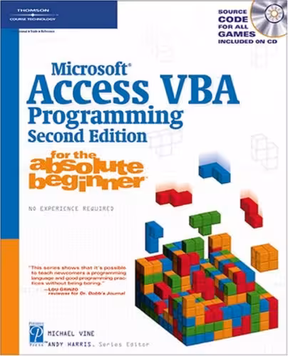 خرید و دانلود نسخه کامل کتاب Microsoft Access VBA programming for the absolute beginner