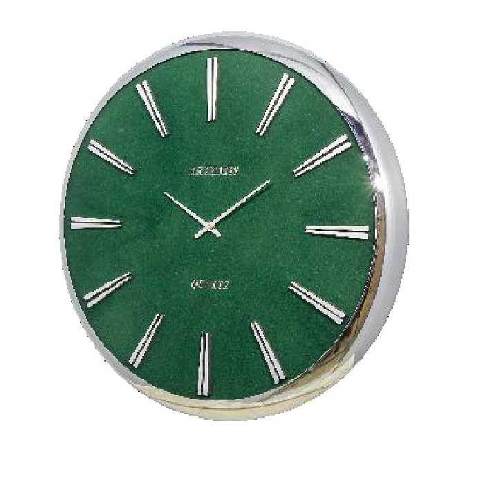 ساعت دیواری آرتمیس کد 2045 Green Silver B سبز نقره ای