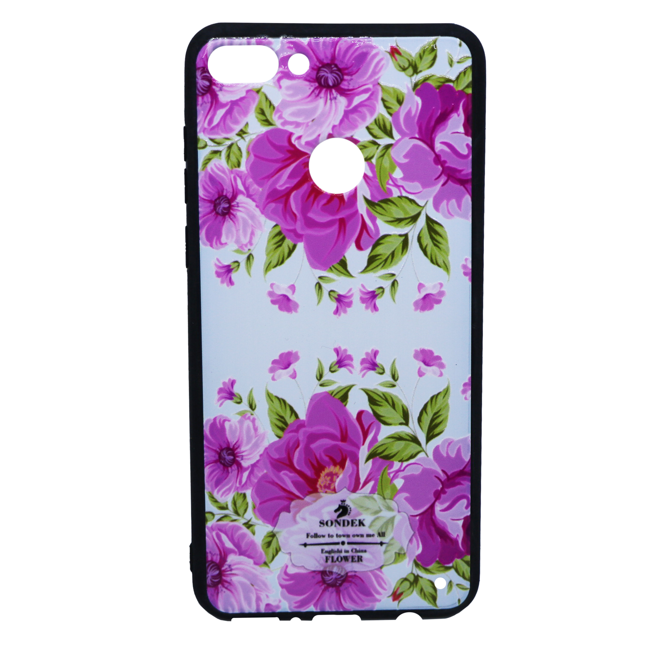 کاور طرح Flowers مدل FL-01 مناسب برای گوشی موبایل هوآوی Y9 2018