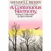 کتاب A Continuous Harmony اثر Wendell Berry انتشارات Harcourt