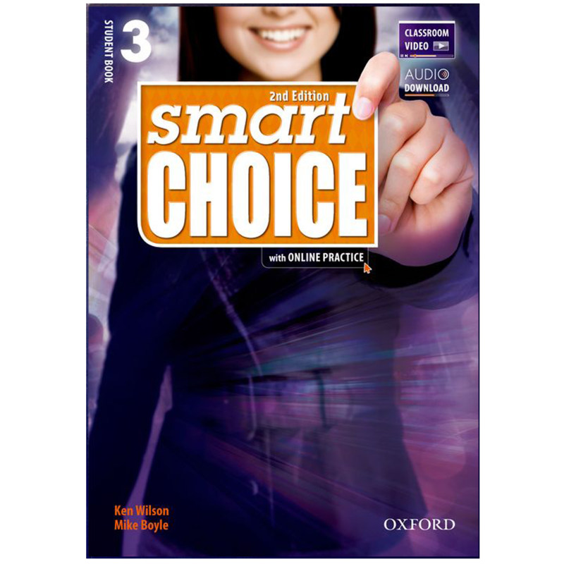 کتاب Smart Choice 3 with online practice اثر Ken Wilson and Mike Boyle انتشارات oxford