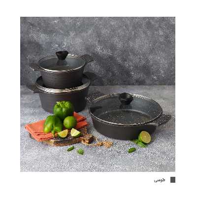 سرویس پخت و پز 6 پارچه دسینی مدل Rejina