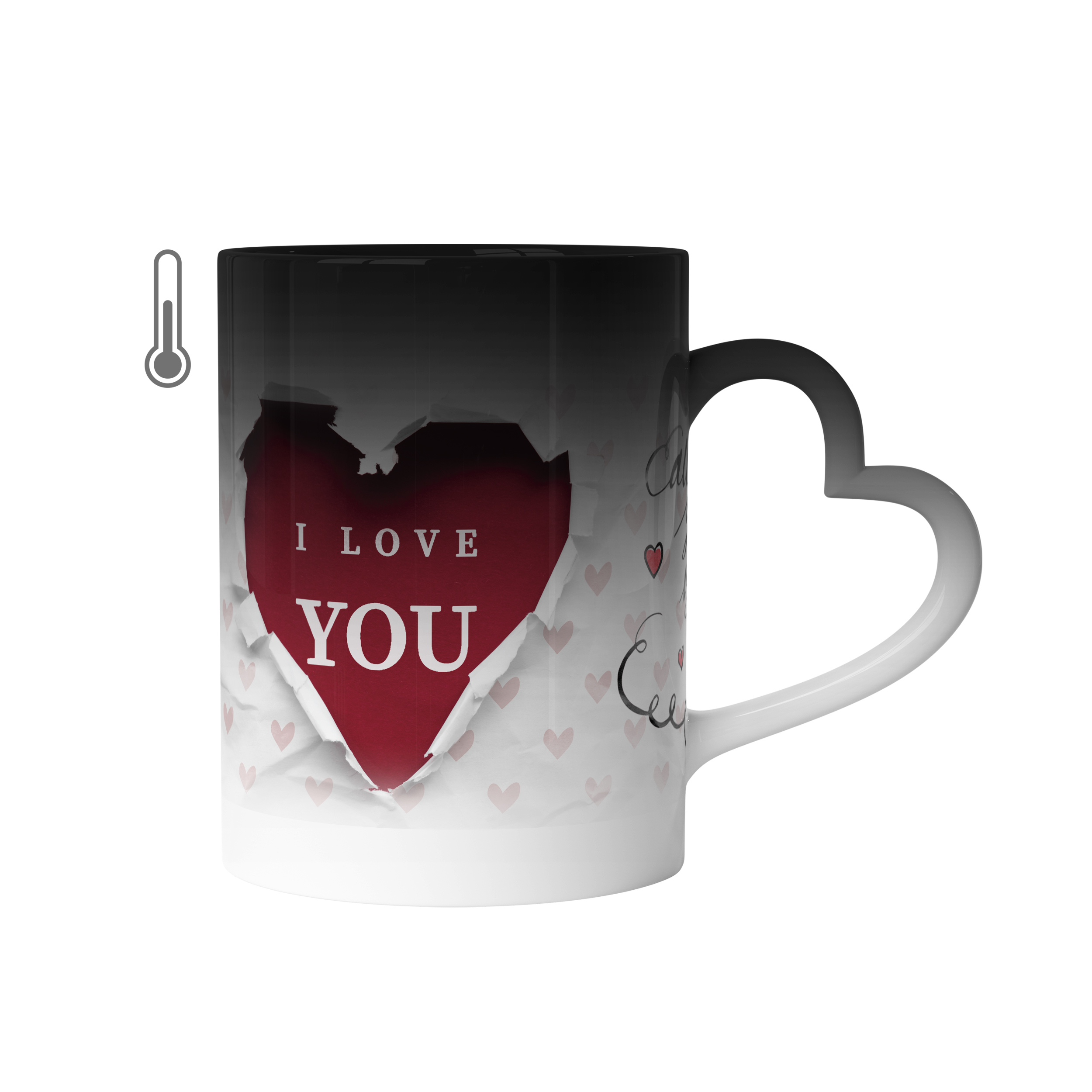 ماگ حرارتی طرح فانتزی طرح عاشقانه مدل LE0006