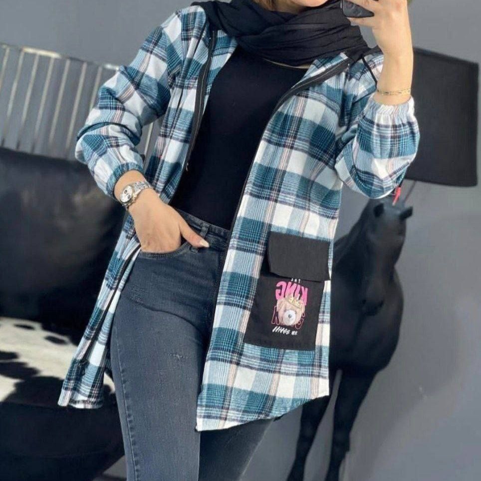 سویشرت مانتویی تک جیب