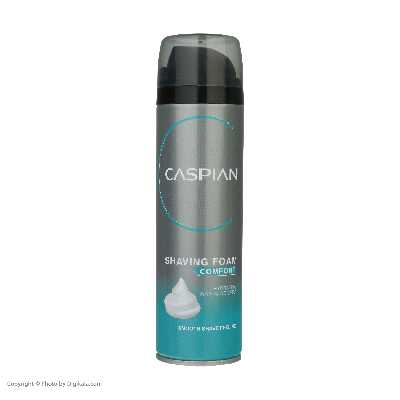 فوم اصلاح کاسپین مدل کامفورت حجم 200 میلی لیتر