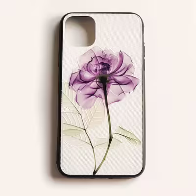 کاور طرح گل مدل Pplflower012 مناسب برای گوشی موبایل اپل iphone 12/12pro 